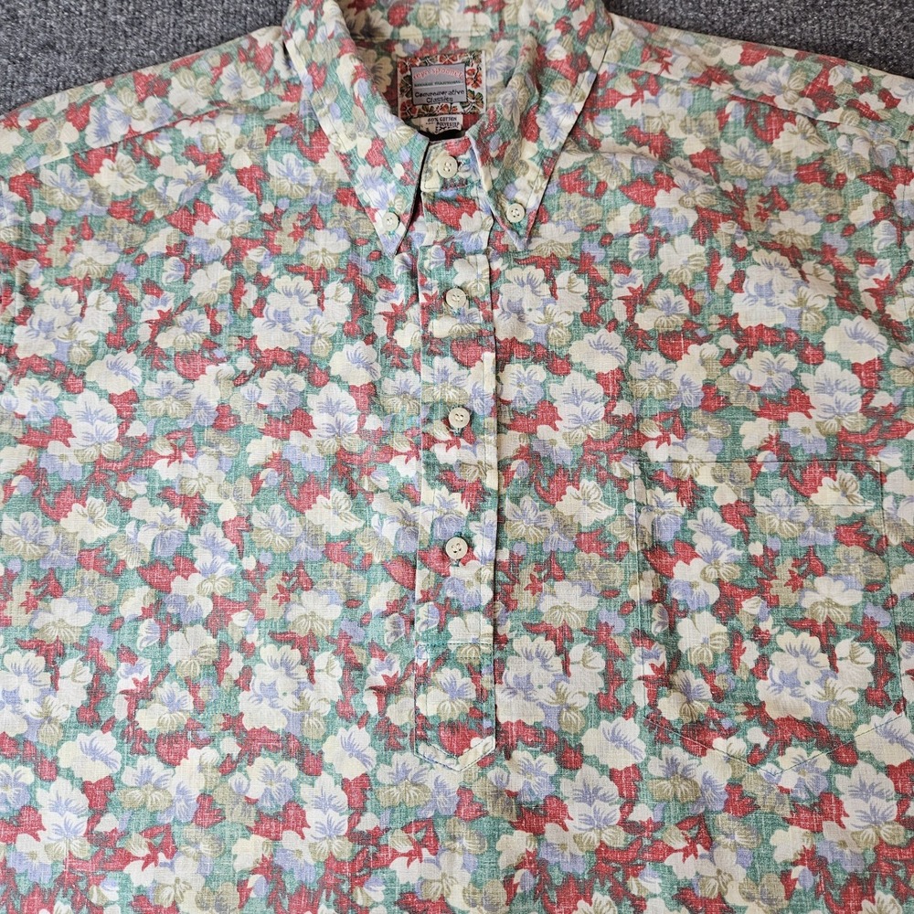Reyn Spooner Mens Aloha Hawaiian Shirt Commorative Classic Size XXL Popover